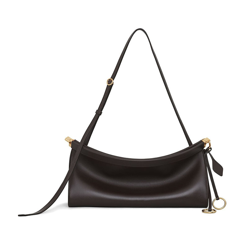 Half Moon Crescent - Luxe Serpentine schoudertas met slangenpatroon, onderarmtassen