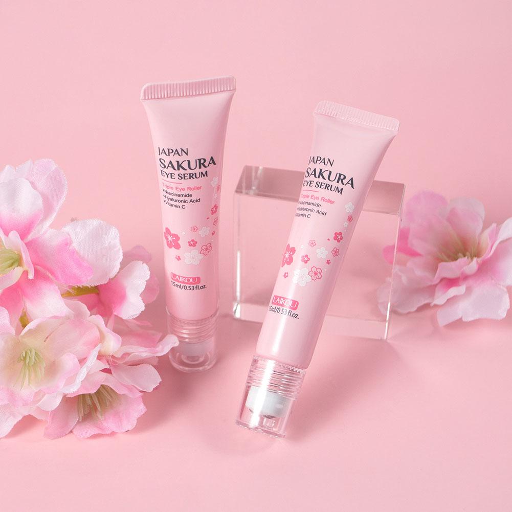 Women Bags Under Eyes - 15ml Sakura Roller Oogserum Anti-wallen Zakjes