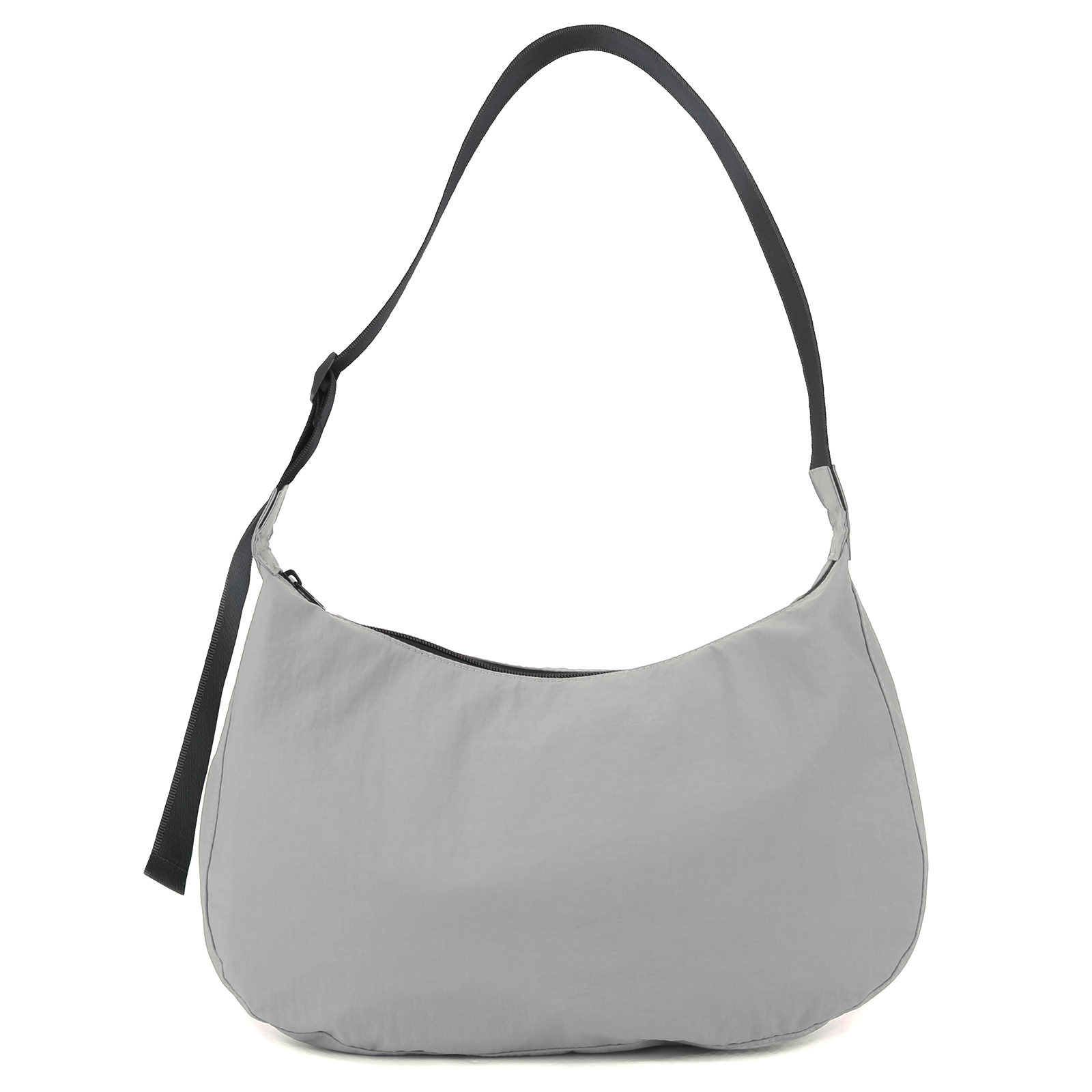 Dames nylon schoudertas met ri - Half Moon Crescent recensie en prijs