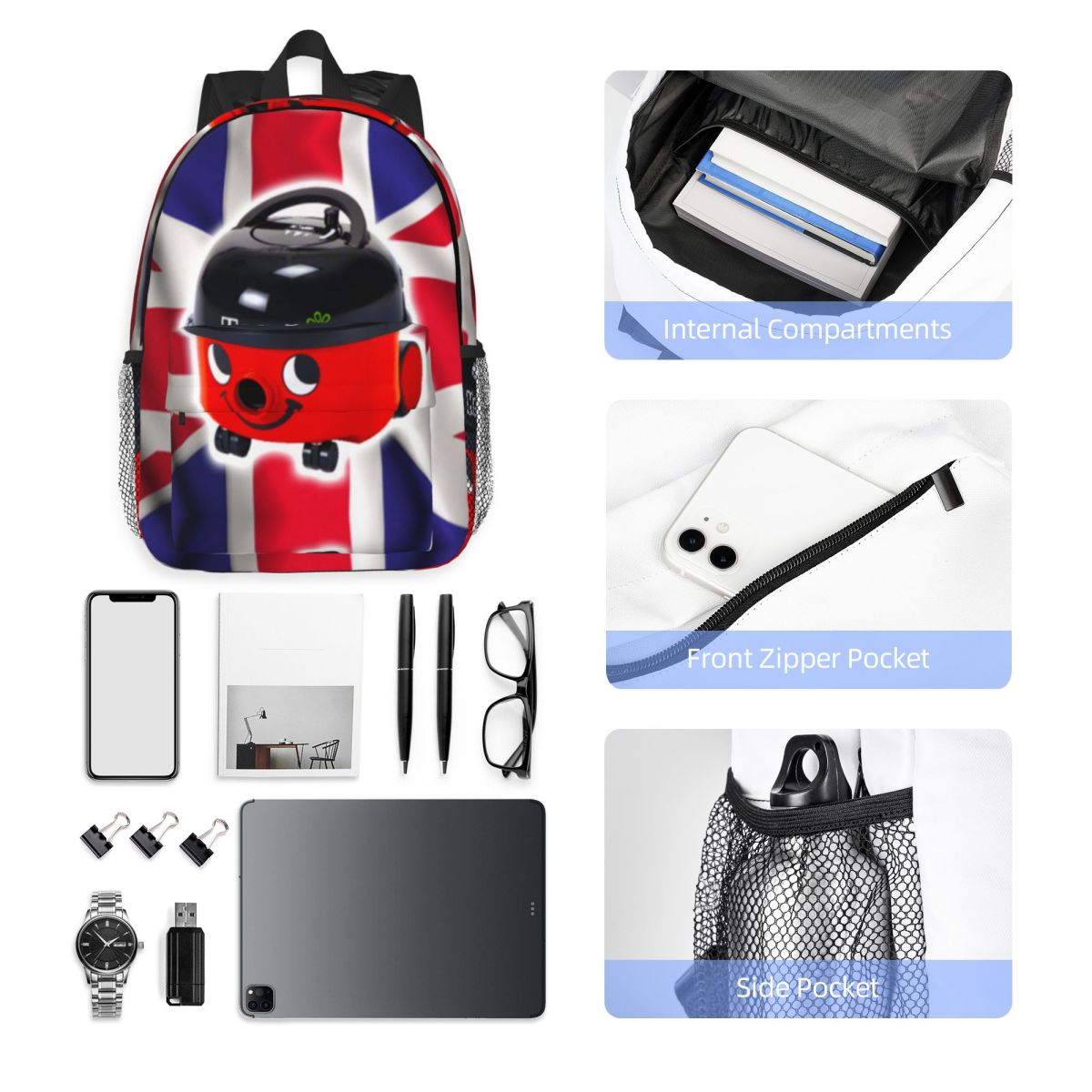 Henry Hoover met Britse vlagru - Women Bags Uk Sale recensie en prijs