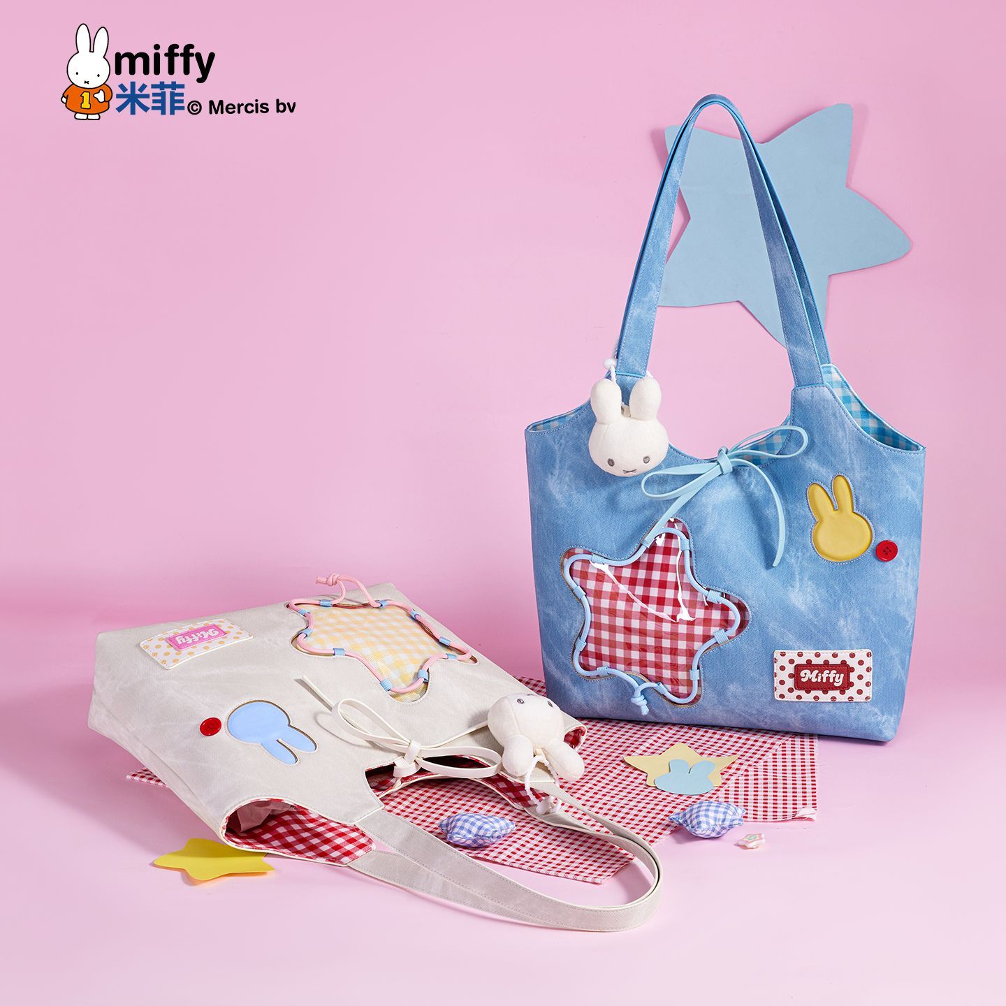 Miffy Kawaii Cartoon gelicense - Top Handle Structured recensie en prijs